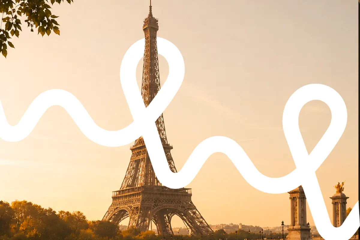 Landmark city destination representing international expansion