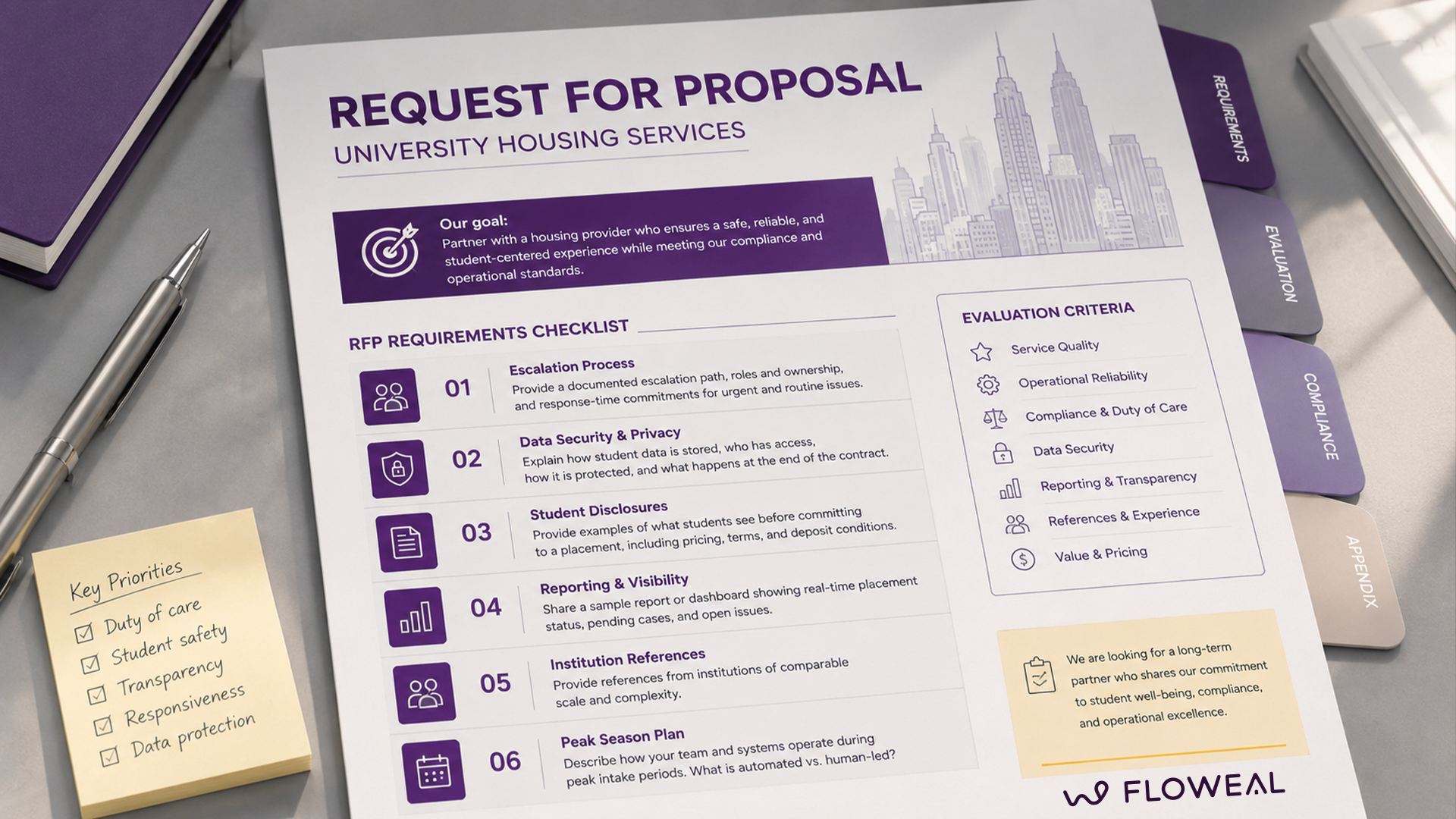 What Your RFP Should Require Before You Choose a University Housing Provider